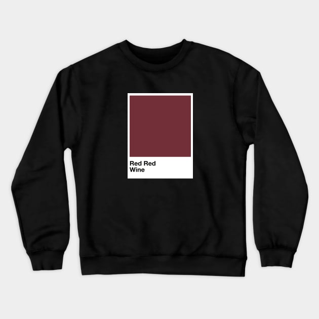 Pantone Red Red Wine Crewneck Sweatshirt by Perezzzoso